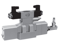 Клапан электромагнитный пропорциональный регулирующий двухступенчатый усилитель с LVDT KAWASAKI DHPL16P-10 Гидроклапаны